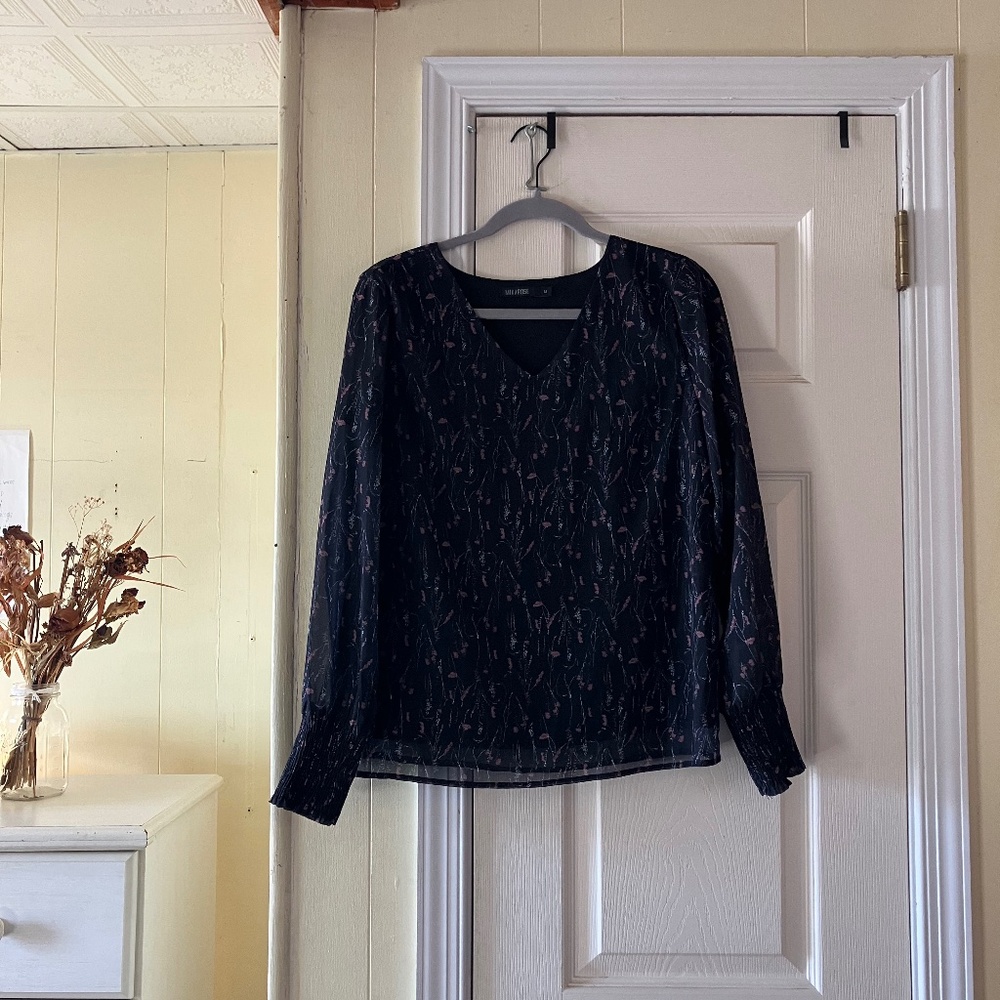 Mikarose Floral Long Sleeved Top